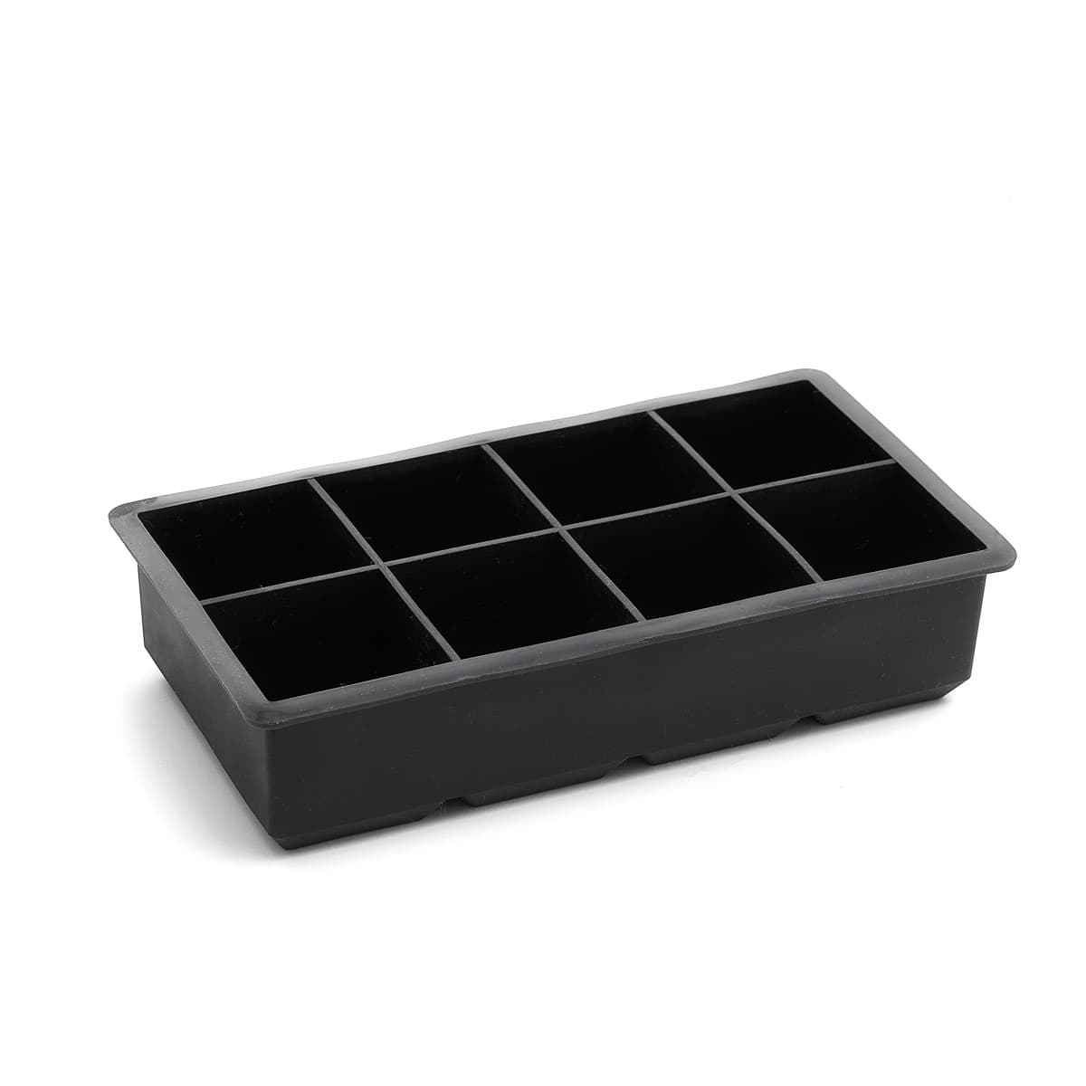 Forma ALCOLE na kocky ľadu silikónová čierna 22 × 11 cm