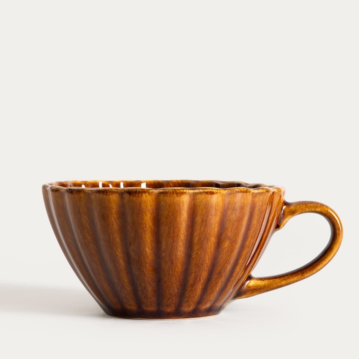 Hrnček MELIDA kameninový jantárový 0,3 l