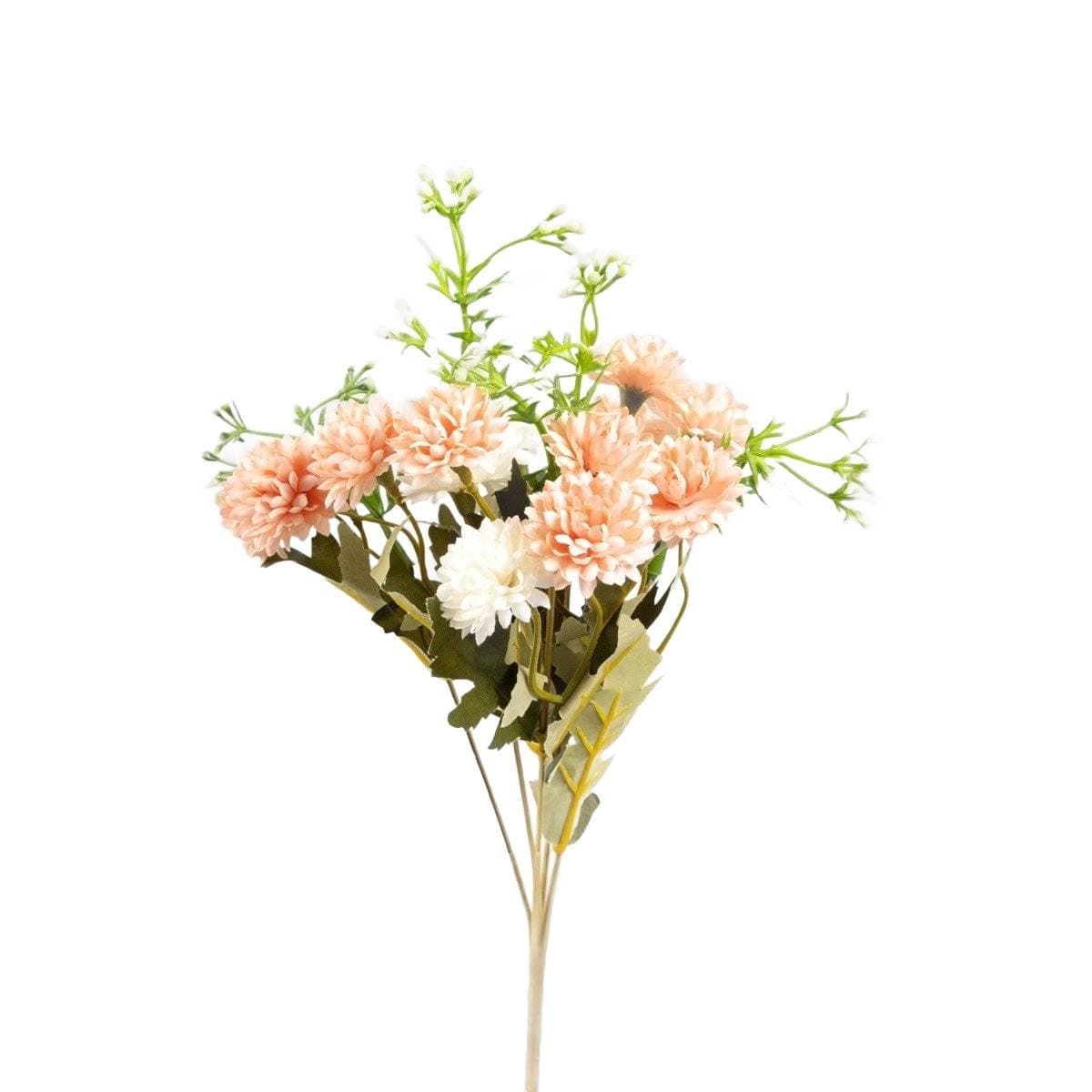 Umelá vetvička VERBEN s ružovými kvetmi 35 cm