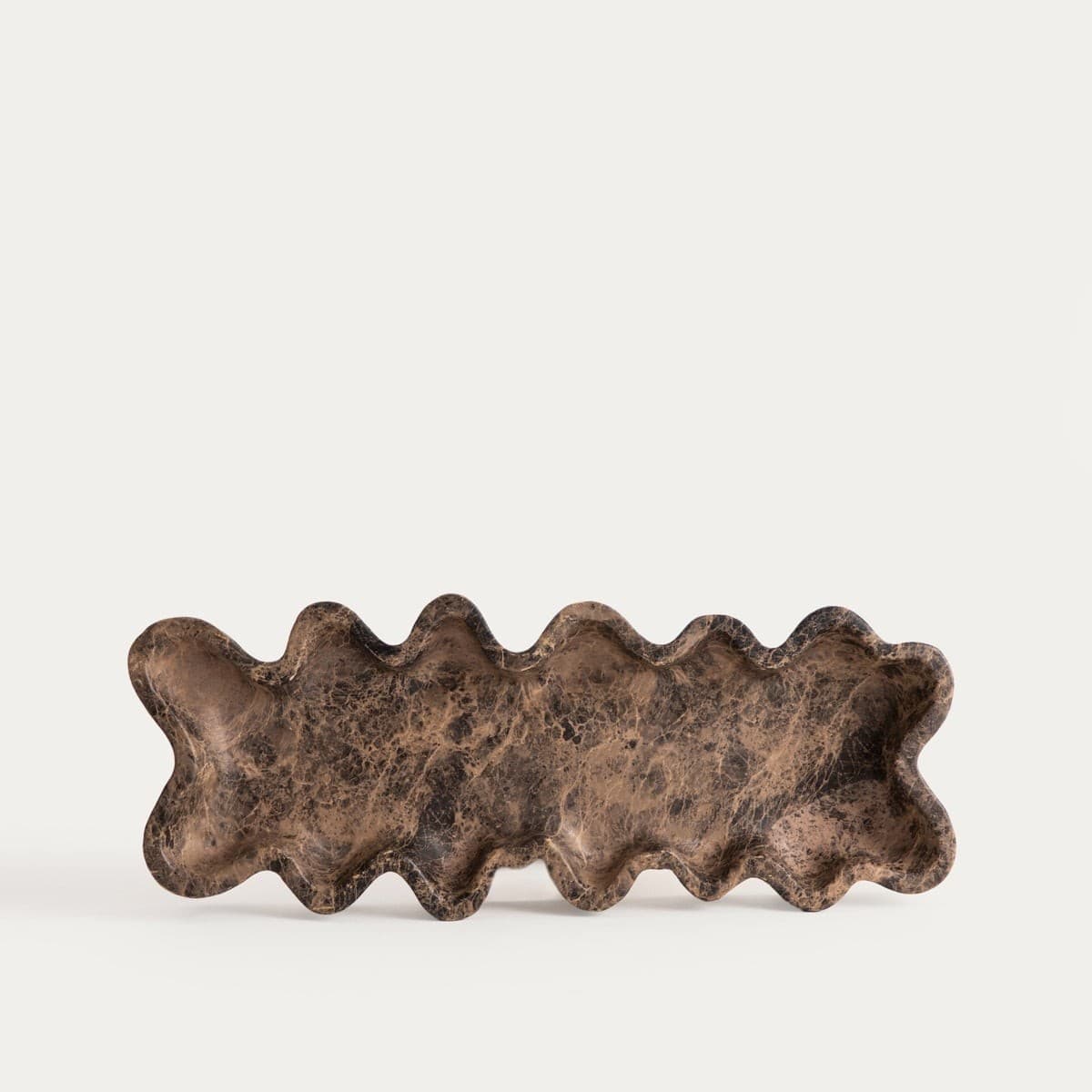 Dekoračný podnos ELYSIAN hnedý 36 × 14 × 4 cm