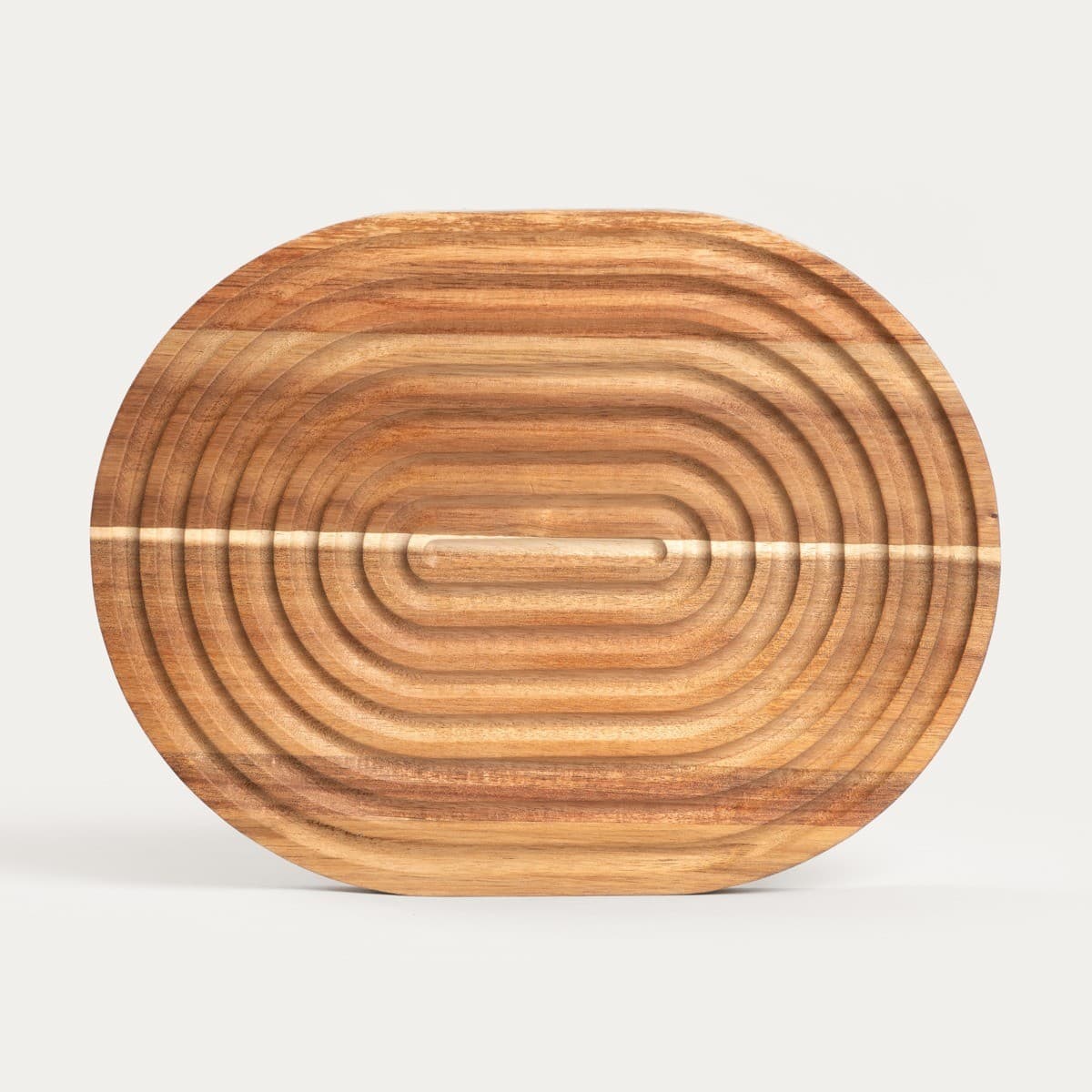 Doska na krájanie MOOKA akáciová vrúbkovaná 33 × 25,5 cm