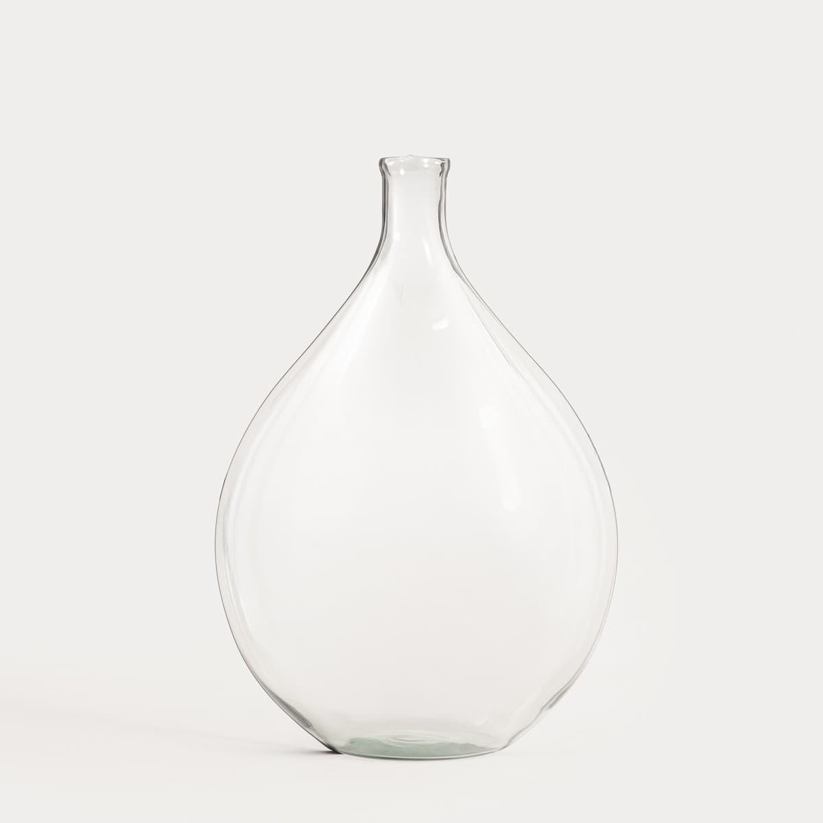 Váza LUKI veľká okrúhla z recyklovaného skla 5,5 × 50 cm
