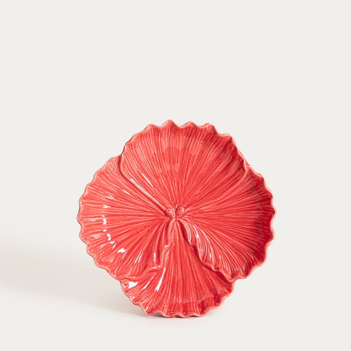 Dekoratívny podnos FOLAR koralový kvet 20,5 × 20,5 × 3,5 cm