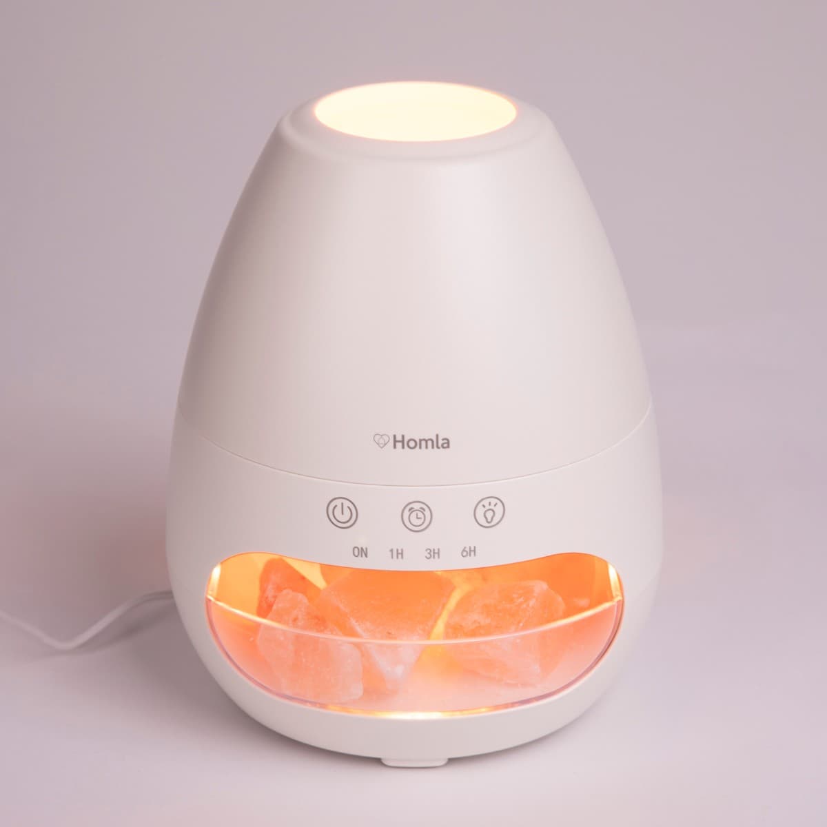 Aróma difuzér NARAVE elektrický s himalájskou soľou 19 × 13 cm