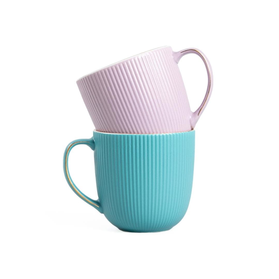 Hrnček DAISY tyrkysový 350 ml