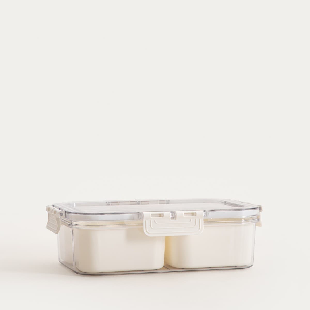 Plastový box GASPARI s vložkami obdĺžnikový 23,5 × 16,5 × 7 cm