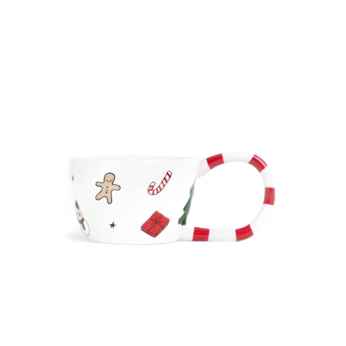 Hrnček LOLLA z porcelánu s veľkým uchom, 0,3 l