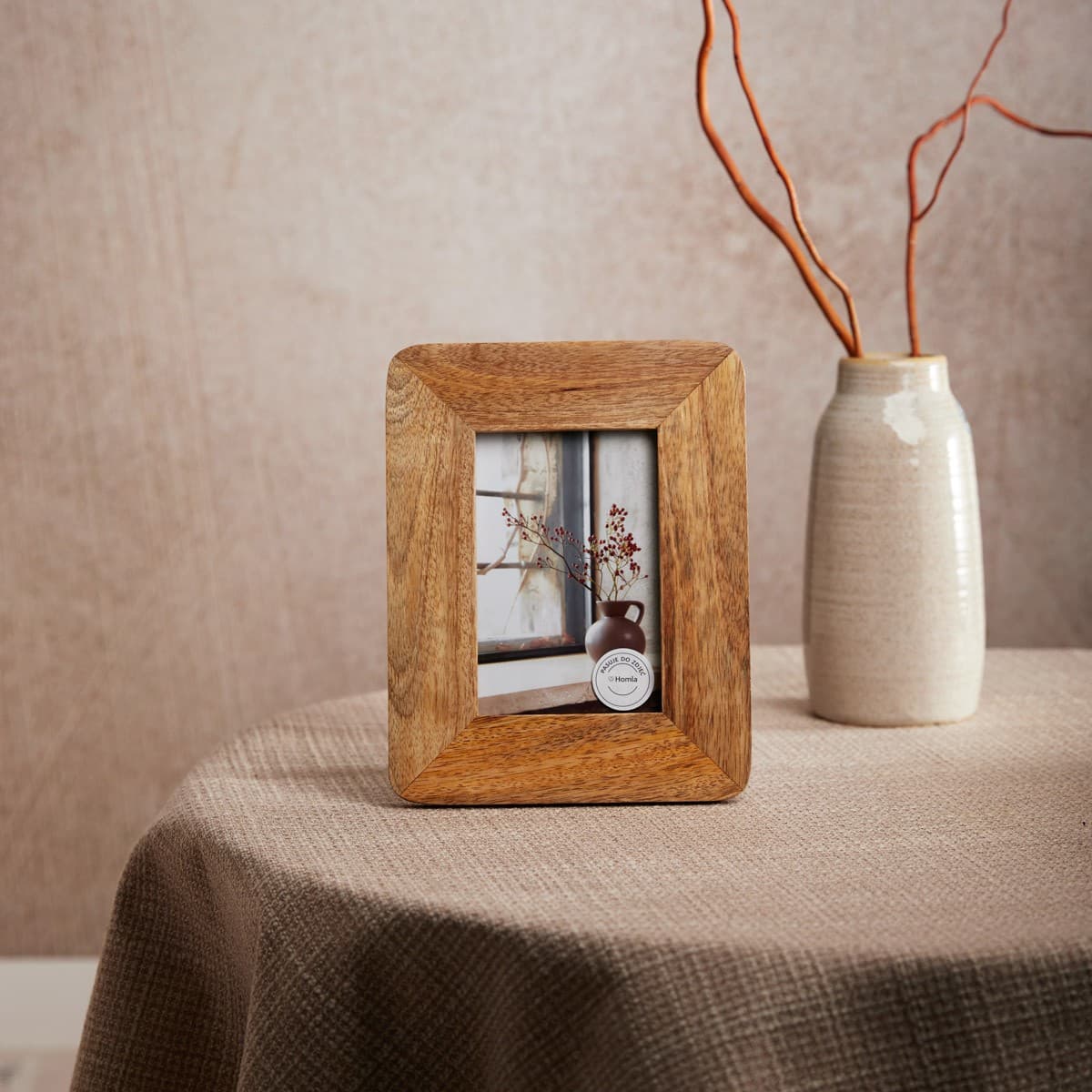 Fotorámik ABESE drevený 10 × 15 cm